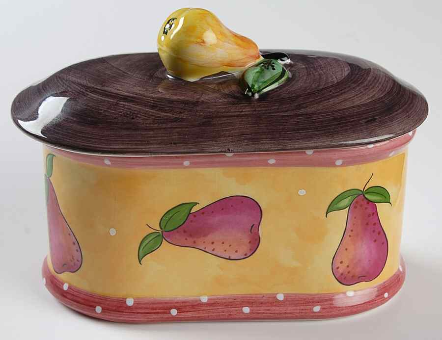 Bois D'Arc Tutti Fruitti 1 Quart Oval Covered Casserole by Essex Collection-1