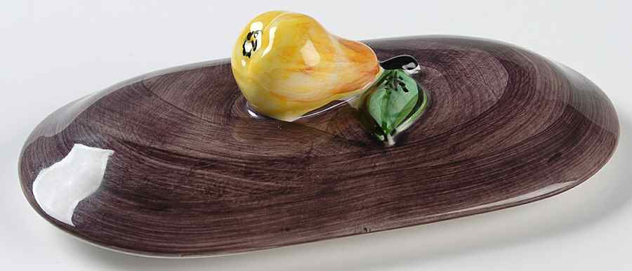 Bois D'Arc Tutti Fruitti Lid for 1 Quart Oval Casserole by Essex Collection-1