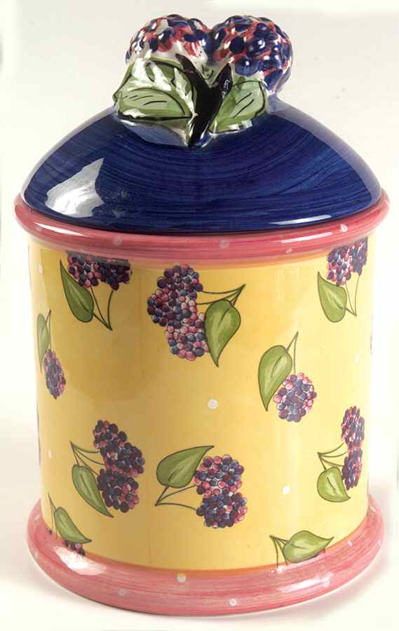 Bois D'Arc Tutti Fruitti Small Canister No Lid by Essex Collection-1
