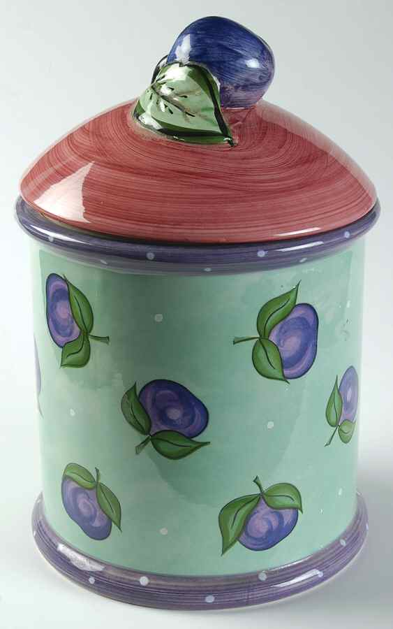 Bois D'Arc Tutti Fruitti Medium Canister & Lid by Essex Collection-1