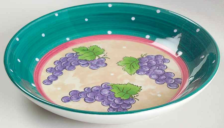 Bois D'Arc Tutti Fruitti Coupe Soup Bowl by Essex Collection-1