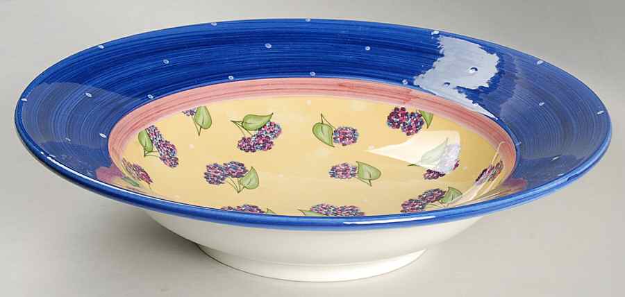 Bois D'Arc Tutti Fruitti 12" Pasta Serving Bowl by Essex Collection-1