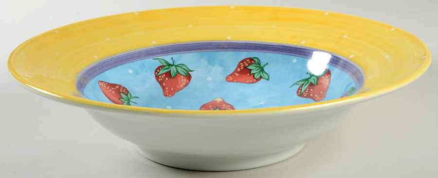 Bois D'Arc Tutti Fruitti 12" Large Salad Serving Bowl by Essex Collection-1