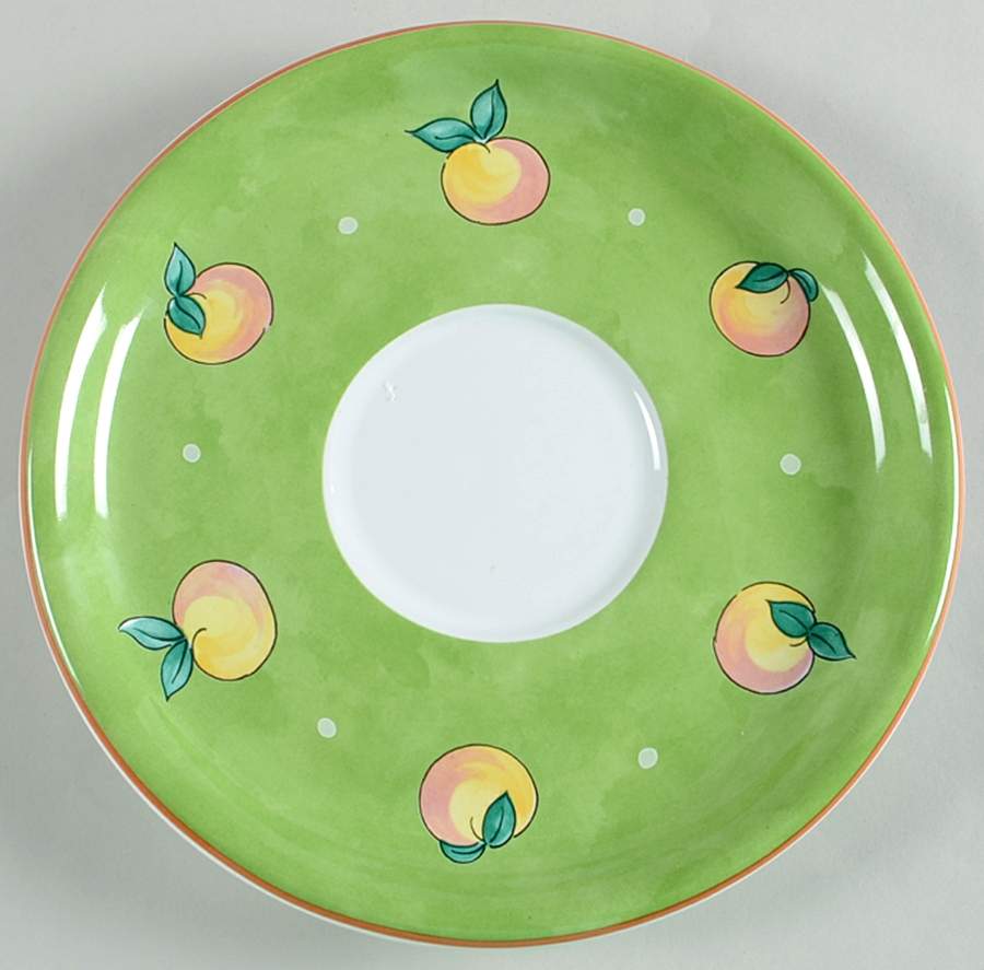 Bois D'Arc Tutti Fruitti Saucer for Jumbo Cup by Essex Collection-1
