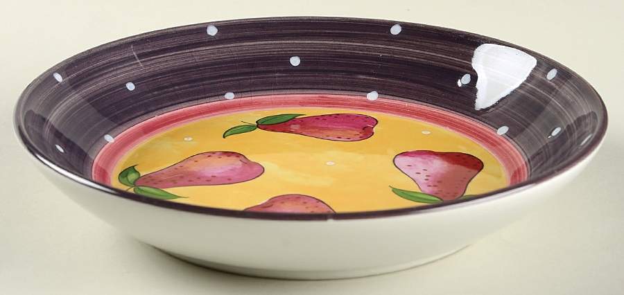 Bois D'Arc Tutti Fruitti Coupe Soup Bowl by Essex Collection-1