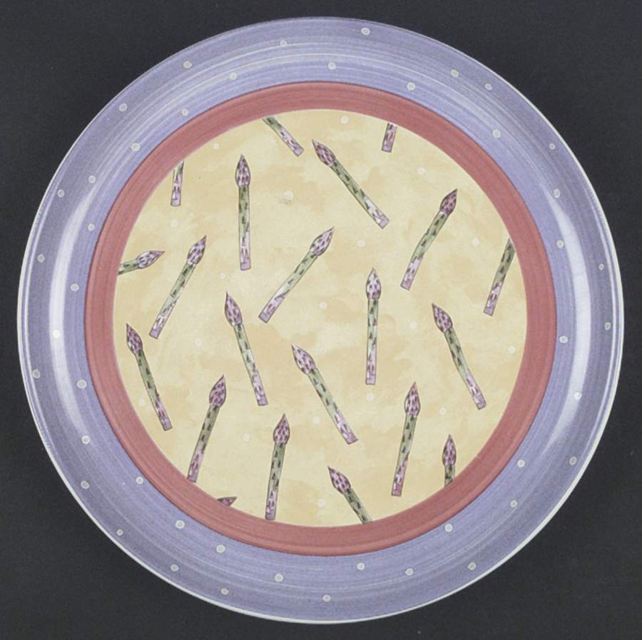Bois D'Arc Tutti Fruitti Coupe Dinner Plate by Essex Collection-1