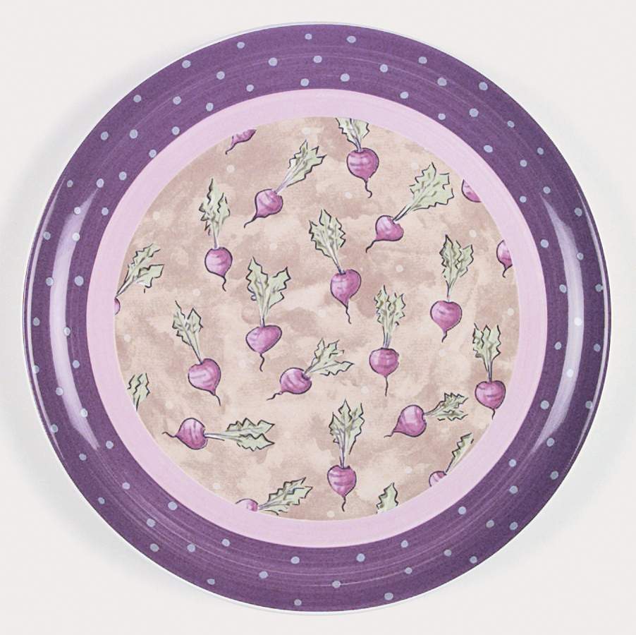 Bois D'Arc Tutti Fruitti Coupe Dinner Plate by Essex Collection-1