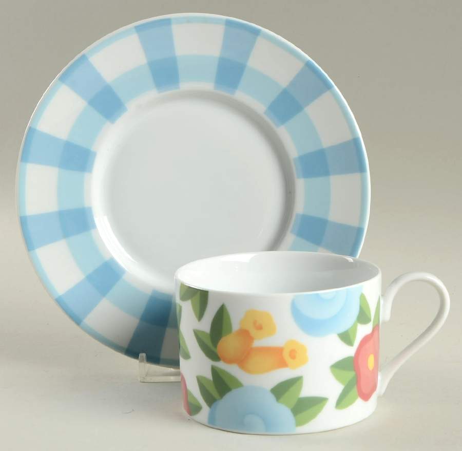 Cape May Flat Cup & Saucer Set by Essex (Enviro-Safe)-1