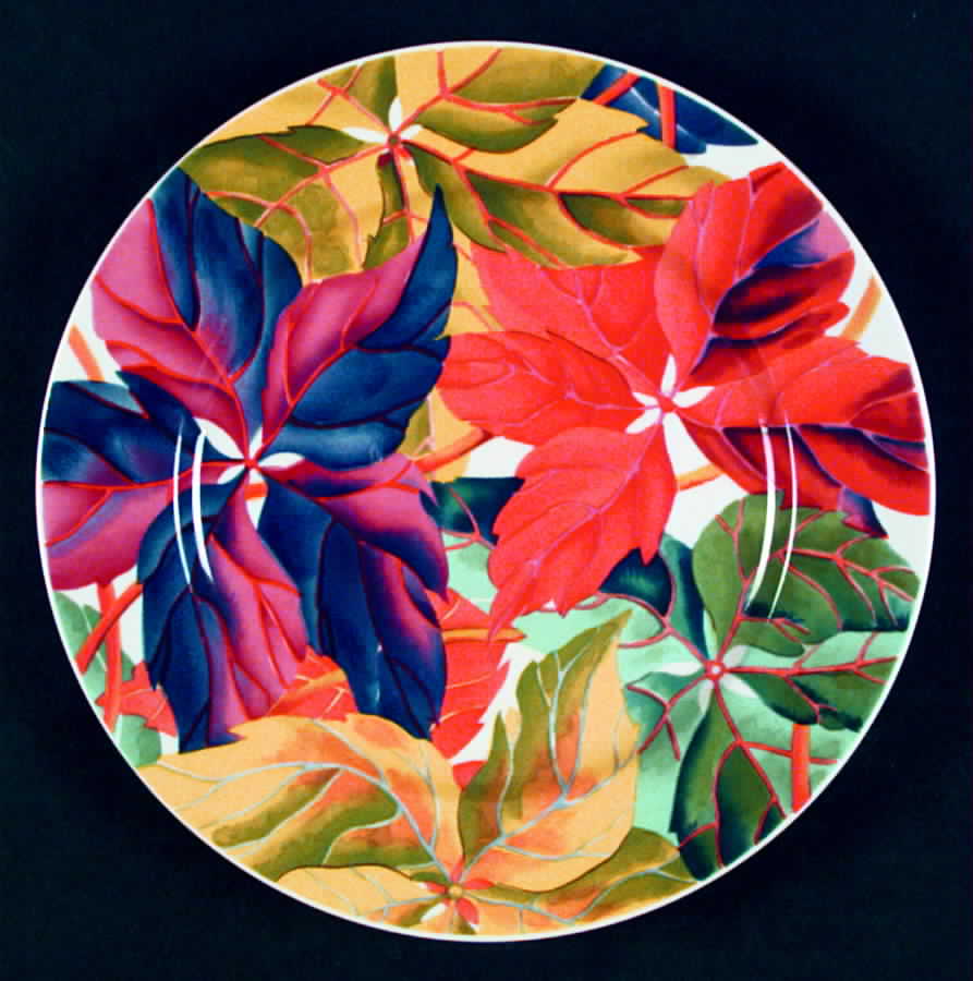 Fall Foliage Salad Plate by Essex (Enviro-Safe)-1