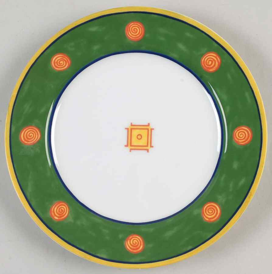 Kente Salad Plate by Essex (Enviro-Safe)-1