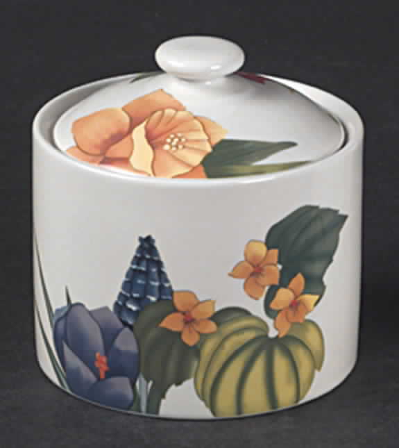 Spring Garden Sugar Bowl & Lid by Essex (Enviro-Safe)-1