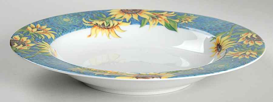 Sunflower Rim Soup Bowl by Essex (Enviro-Safe)-1