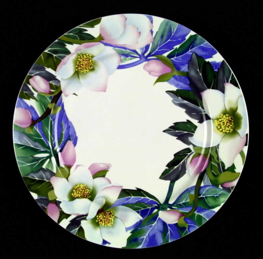 Winter Roses Dinner Plate by Essex (Enviro-Safe)-1