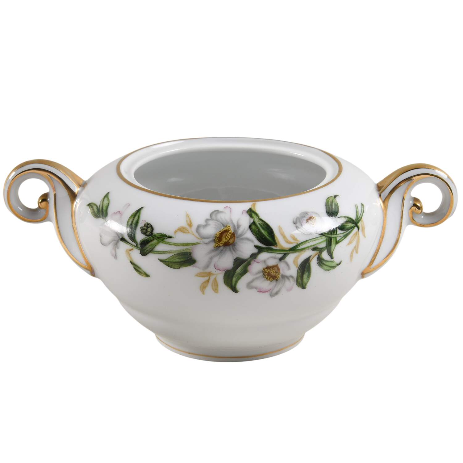 Camellia Sugar Bowl No Lid by Eterna-1
