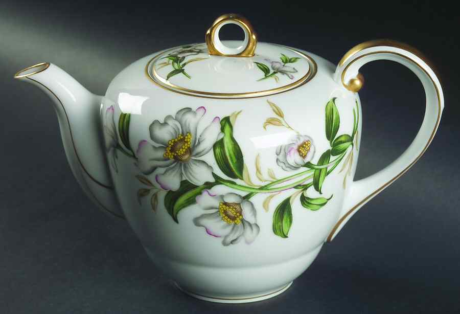 Camellia Teapot & Lid by Eterna-1