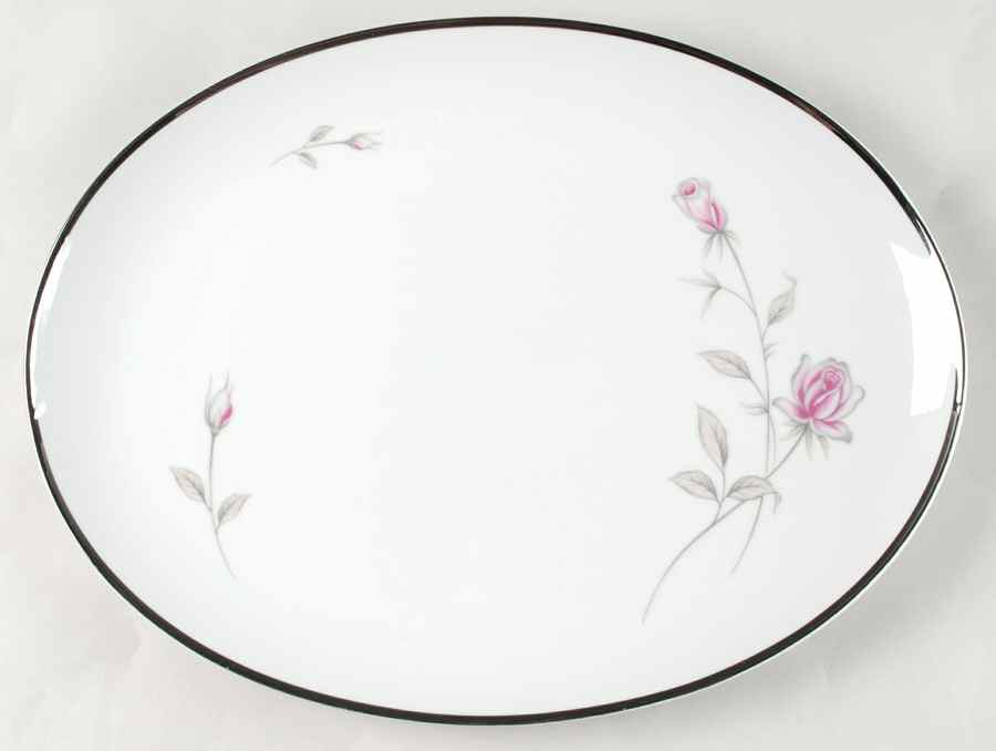 Lasting Rose 14" Oval Serving Platter by Eternal-1