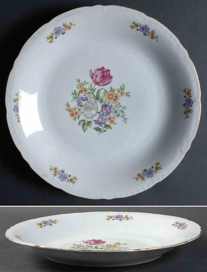 Bouquet 11" Chop Plate (Round Platter) by Europa-1