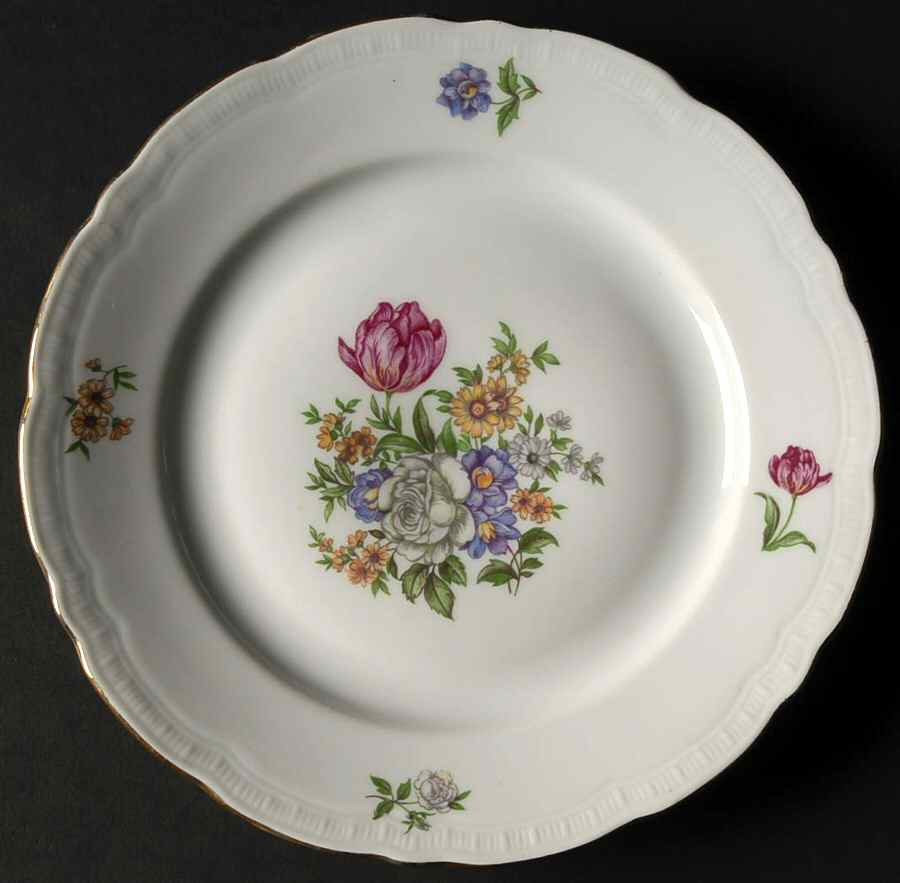 Bouquet Salad Plate by Europa-1