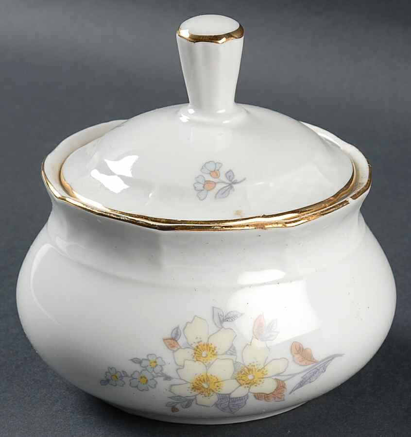 Lavender Sugar Bowl & Lid by Europa-1