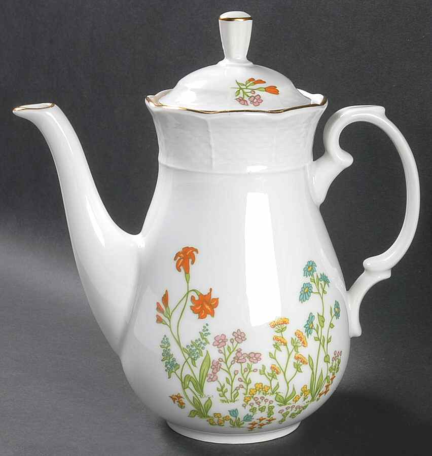 Mille Fleurs Coffee Pot & Lid by Europa-1