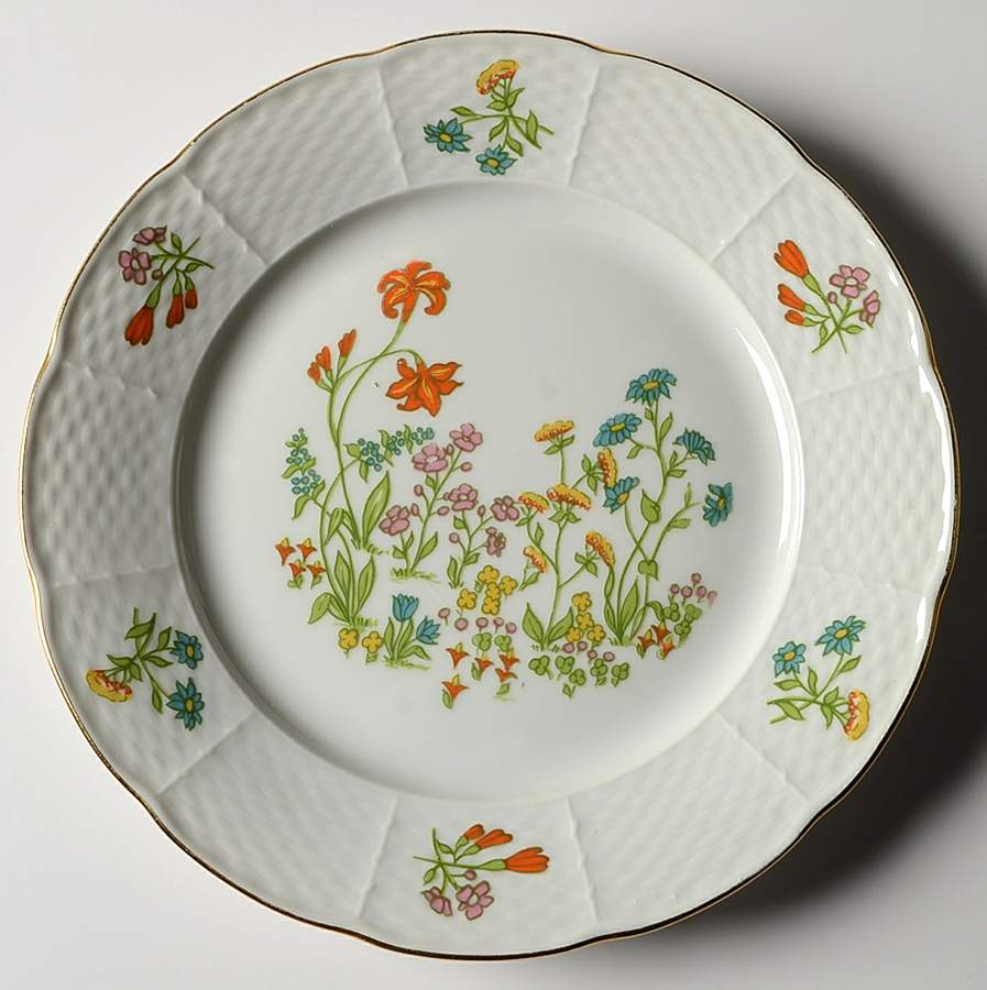 Mille Fleurs Salad Plate by Europa-1