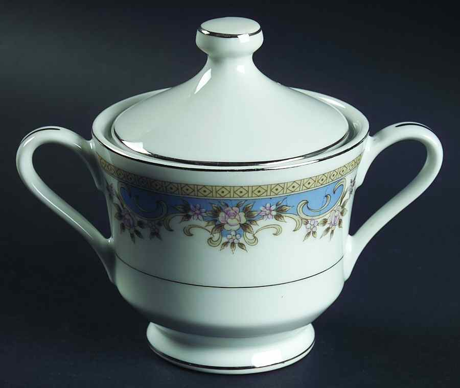 Surrey Sugar Bowl & Lid by Everbrite (Japan)-1