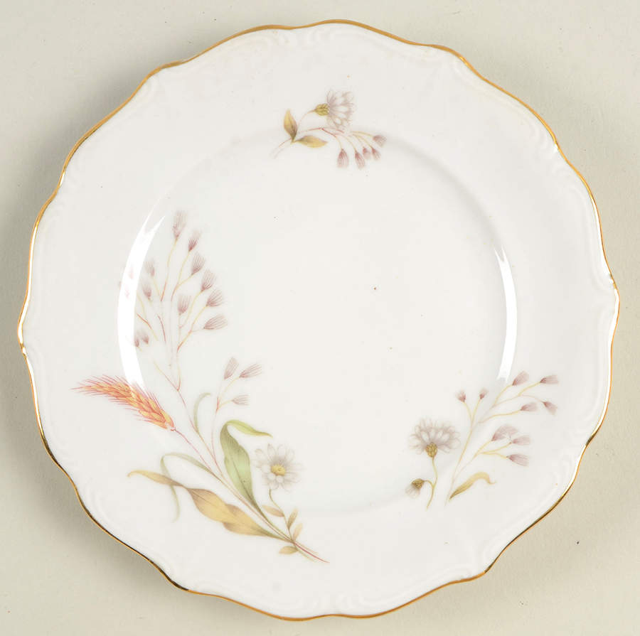 Wheat N Daisy Bread & Butter Plate by Exclusive-1