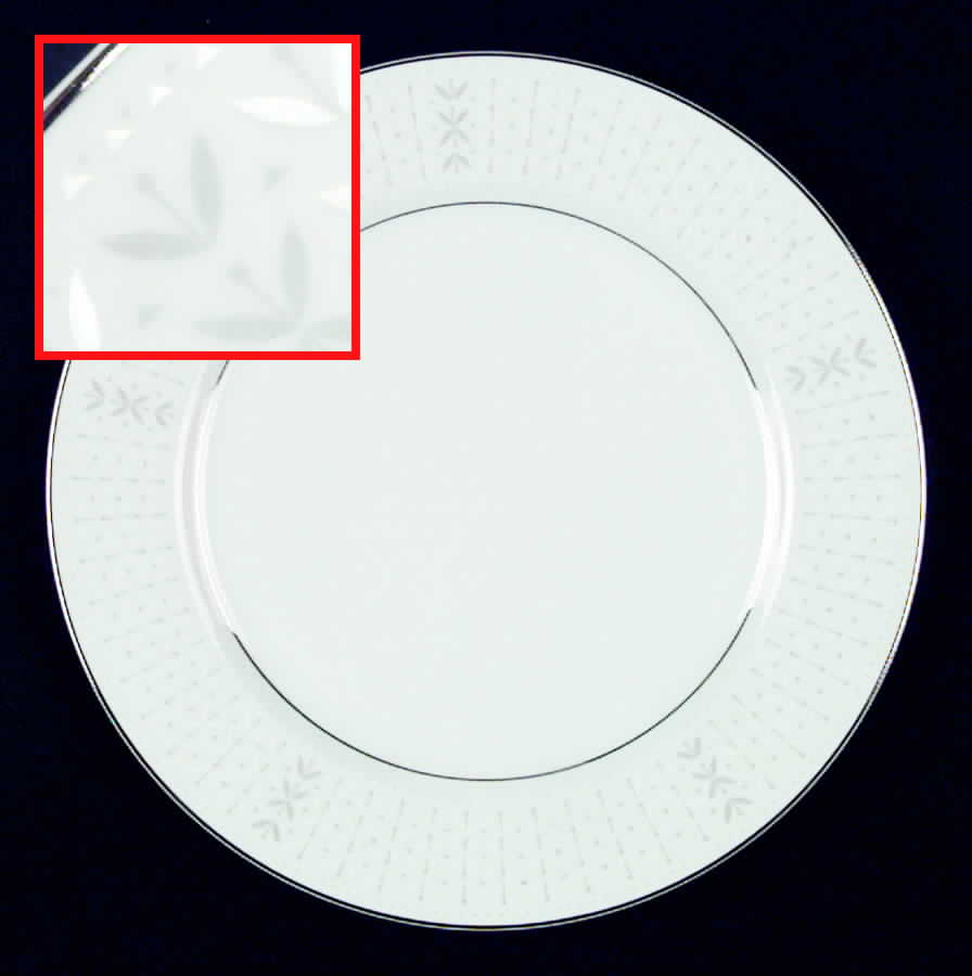 Bridal Veil Dinner Plate by Excellency-1