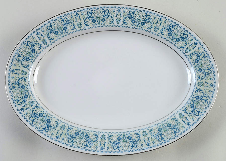 Kingsley 12" Oval Serving Platter by Excellency-1