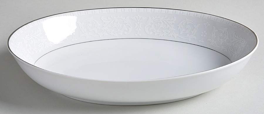 Bridal Brocade (Coupe) 10" Oval Vegetable Bowl by Executive House-1