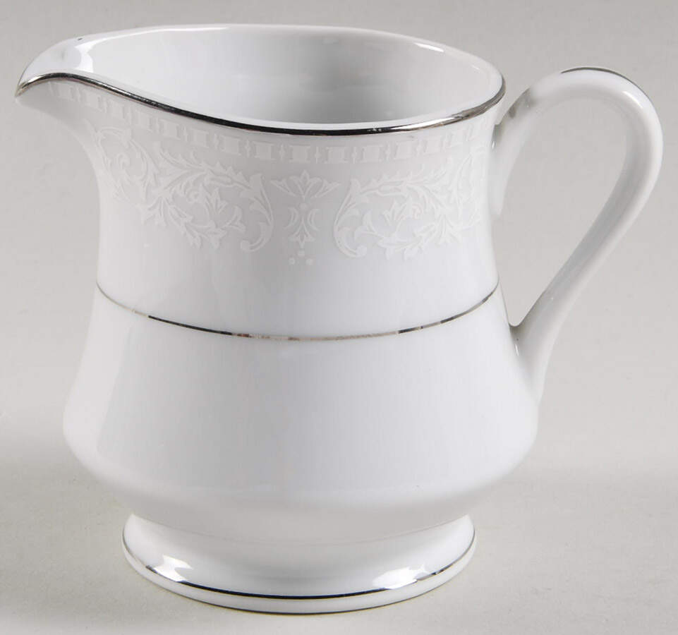 Bridal Brocade (Coupe) Creamer by Executive House-1