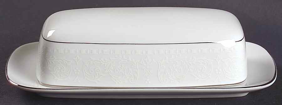 Bridal Brocade (Coupe) 1/4 Lb Covered Butter by Executive House-1