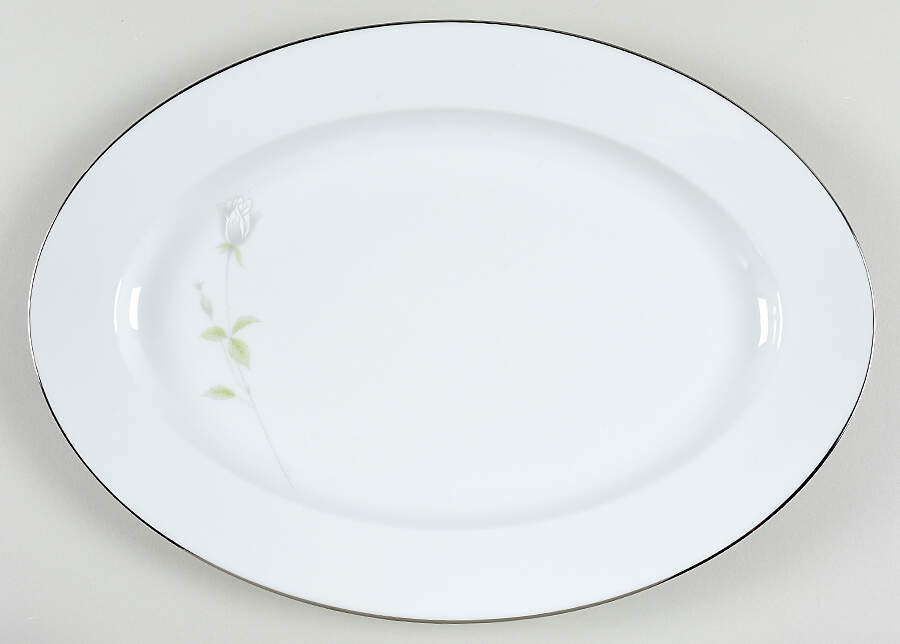 Cindy 16" Oval Serving Platter by Executive House-1