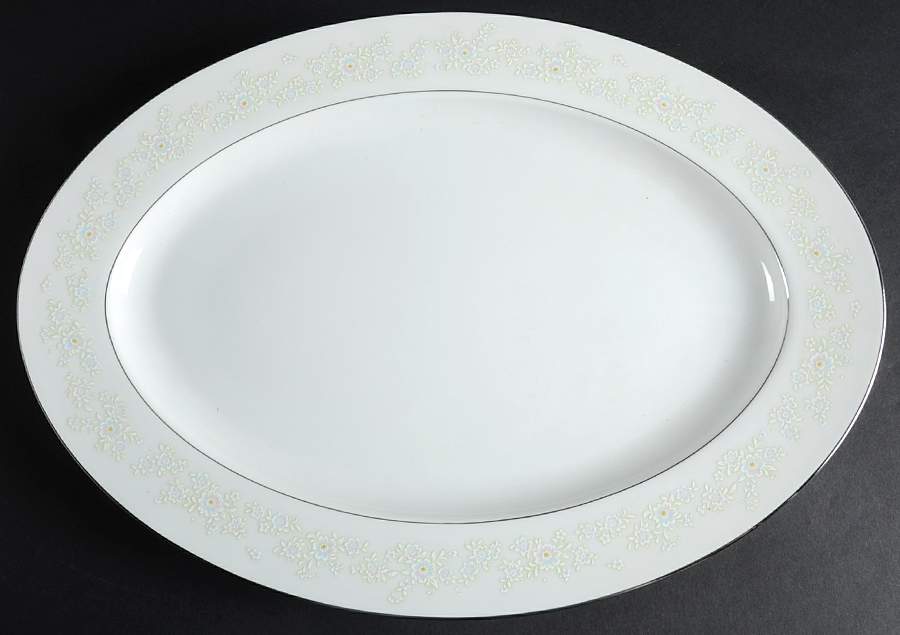 Elegance 14" Oval Serving Platter by Executive House-1