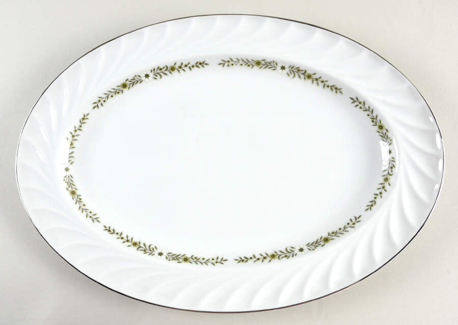 Romance 16" Oval Serving Platter by Executive House-1