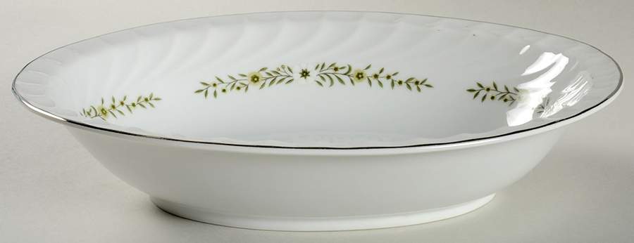 Romance 10" Oval Vegetable Bowl by Executive House-1