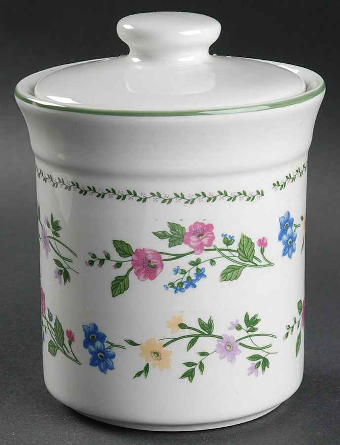 English Garden Medium Canister & Lid by Excel-1