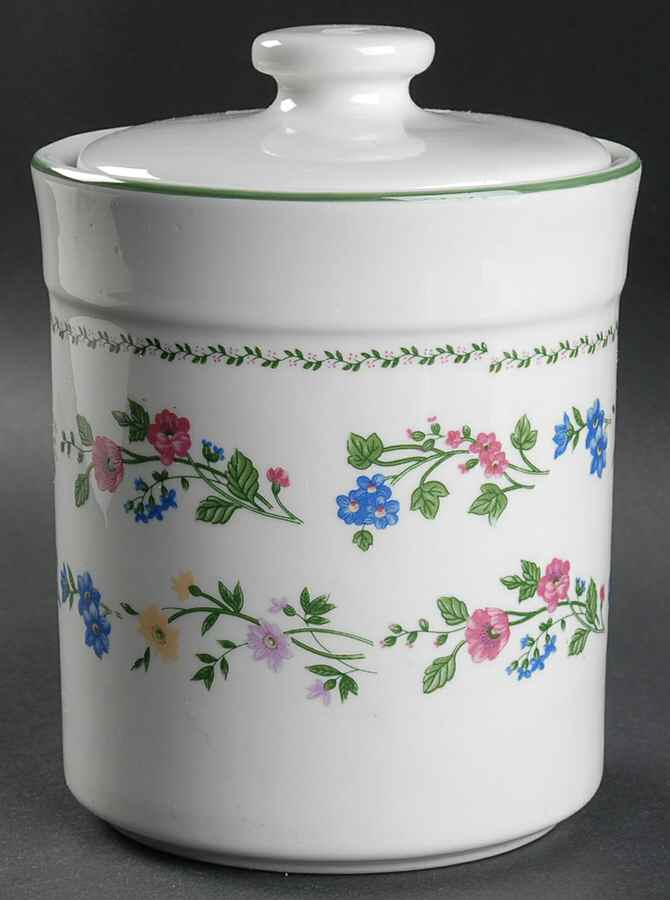 English Garden Large Canister & Lid by Excel-1