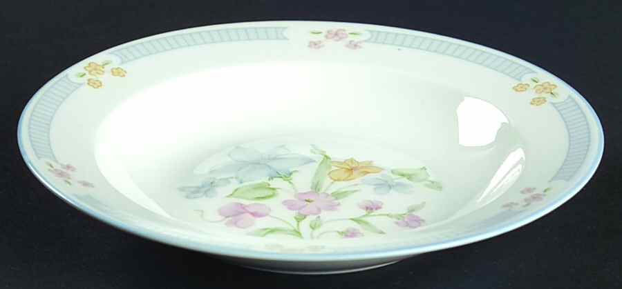Garden Bouquet Rim Fruit/Dessert (Sauce) Bowl by Excel-1