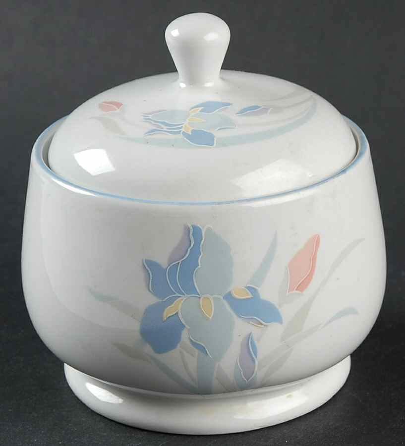 Iris Sugar Bowl & Lid by Excel-1