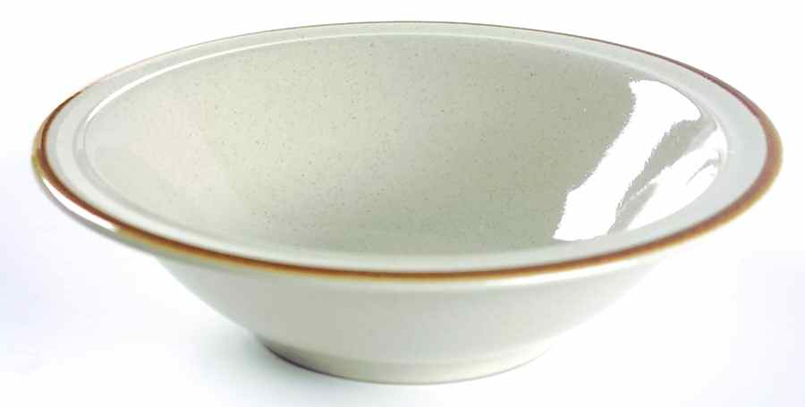 Linda (Single Brown Trim) Rim Cereal Bowl by Excel-1