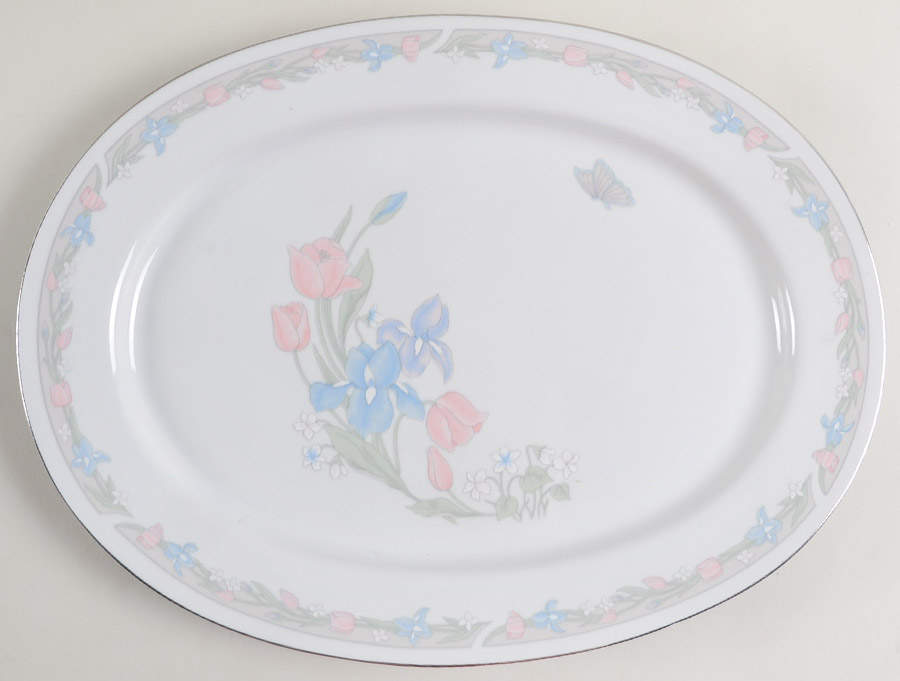 Scene I 14" Oval Serving Platter by Excel-1