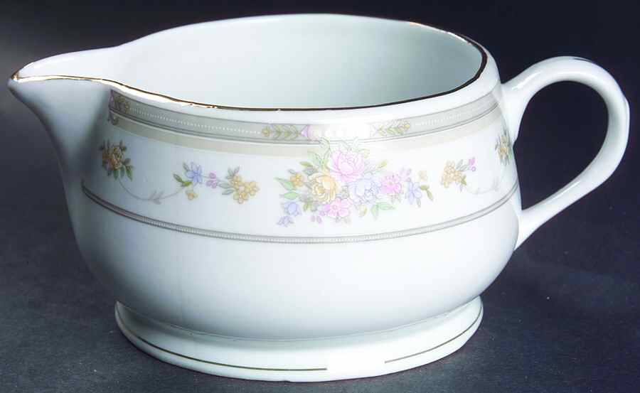 Southampton (Design on Edge) Round Gravy Boat by Farberware-1