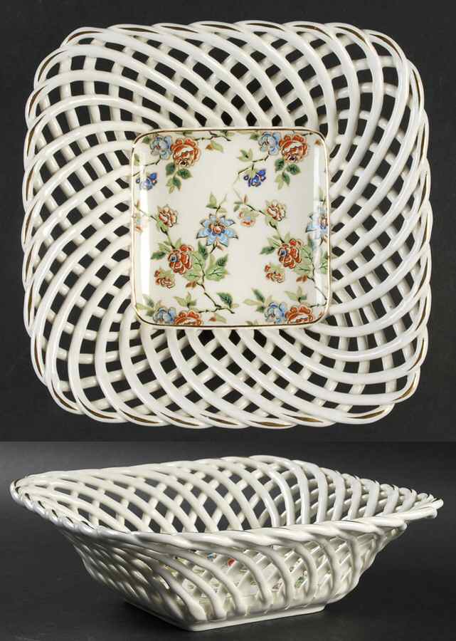 Eton 8" Square Open Weave Basket by Erphila-1