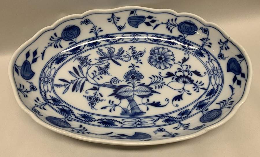 ERT1 10" Oval Vegetable Bowl by Ernst Teichert-1
