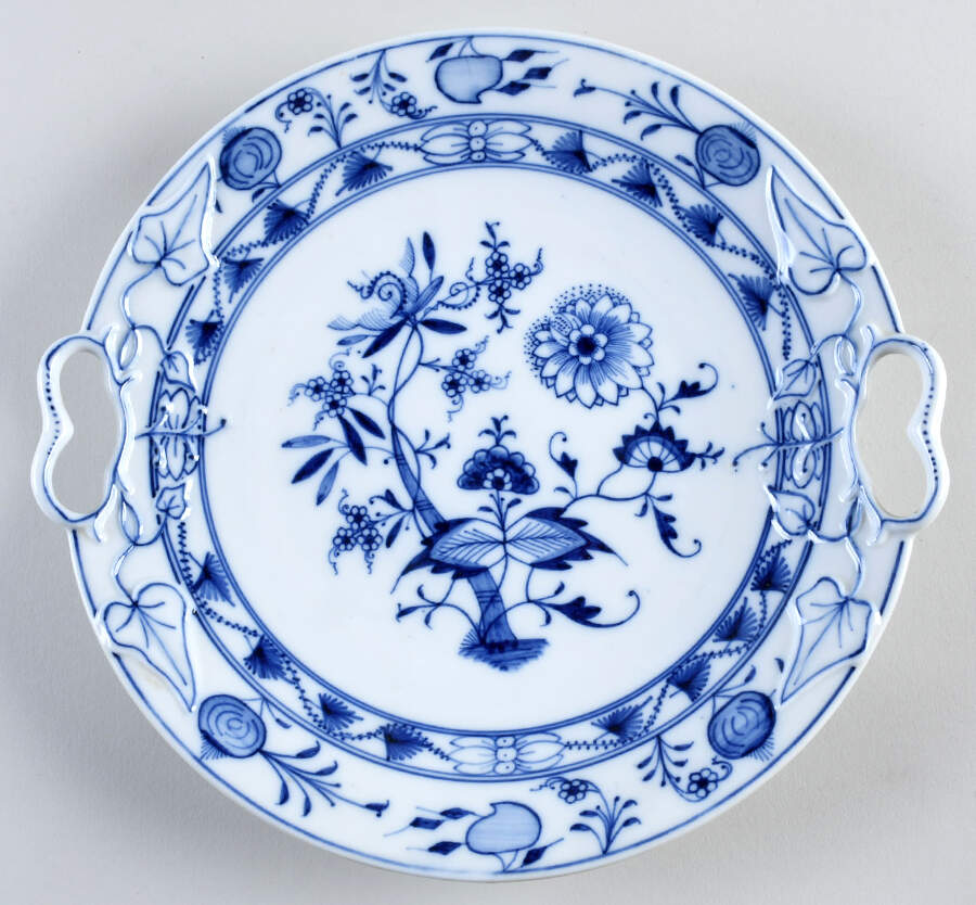 ERT1 Handled Cake Plate by Ernst Teichert-1