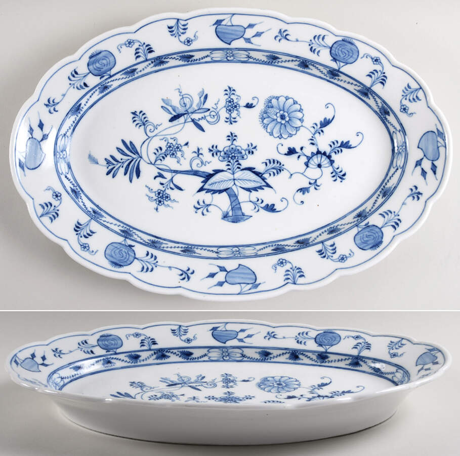 ERT1 19" Oval Serving Platter by Ernst Teichert-1
