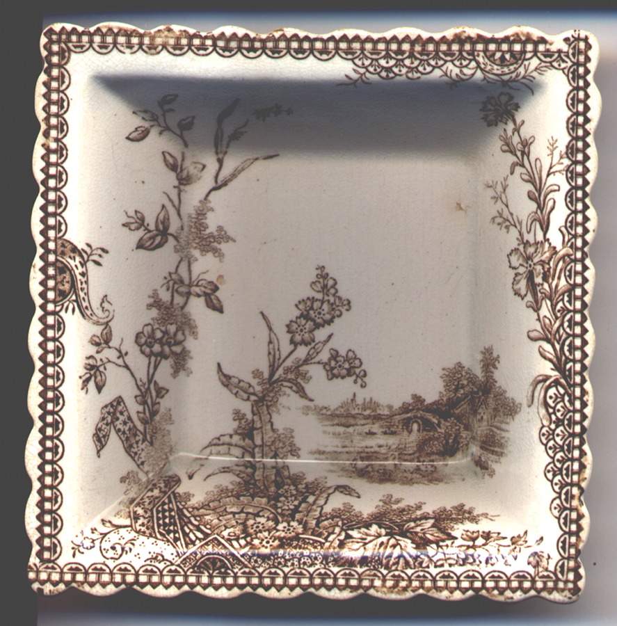 Lisbon Small Square Sweet Meat Dish by Edge Malkin-1