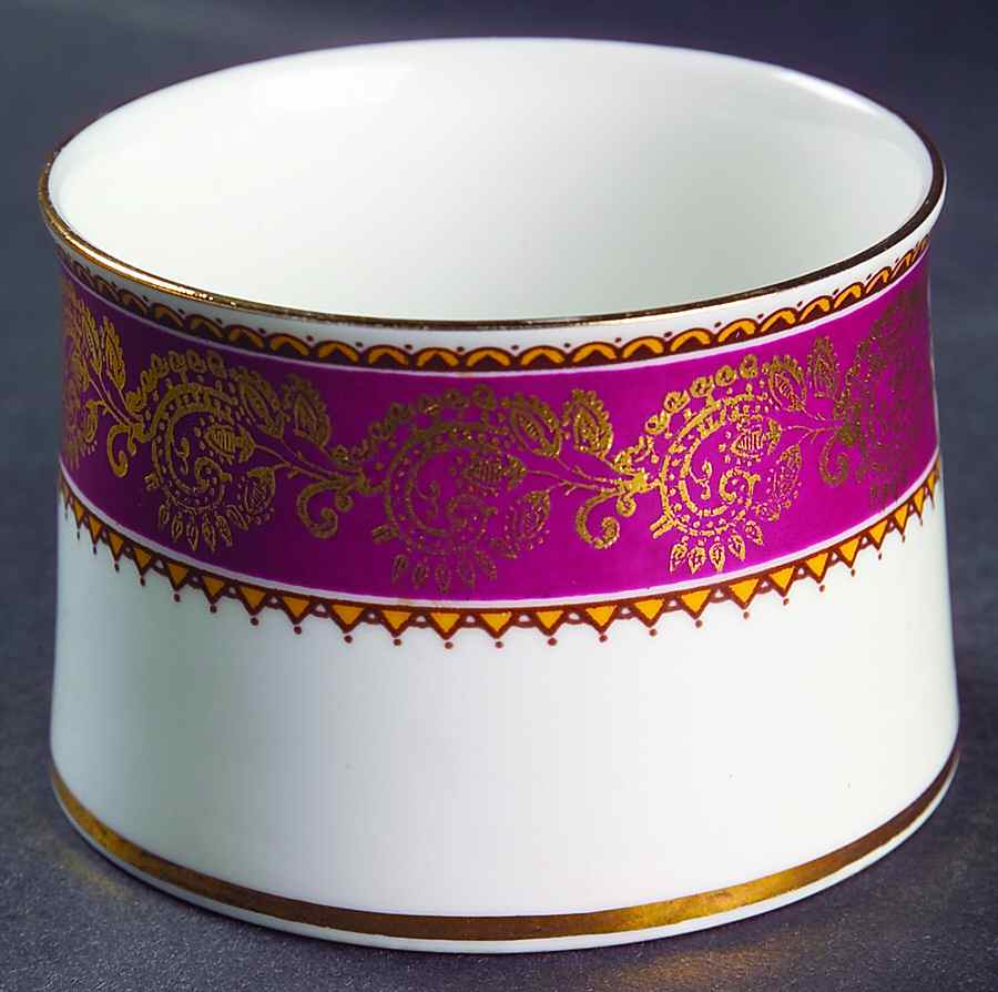 Burgundy Mini Open Sugar Bowl by Elizabethan-1