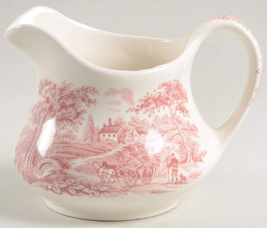 Kingswood Pink Creamer by English Ironstone Tableware-1